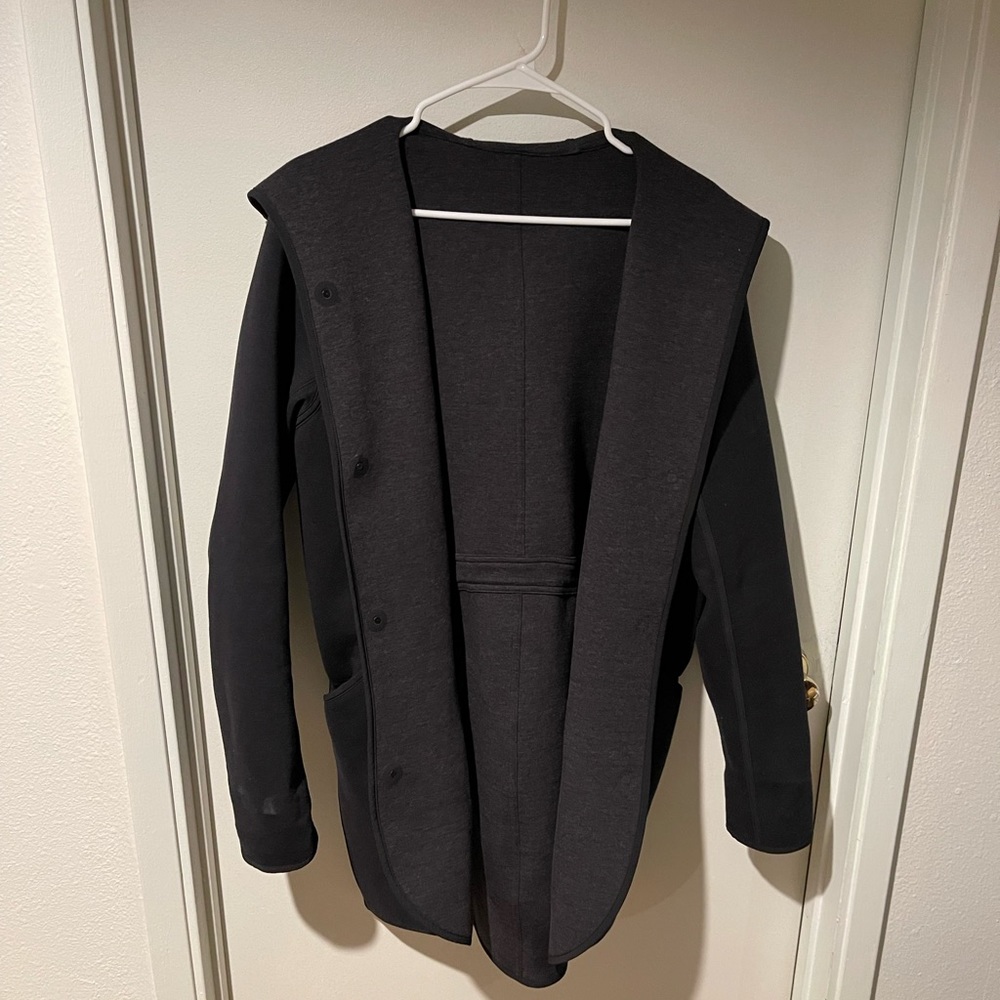 lululemon urban horizons jacket - large black/gray